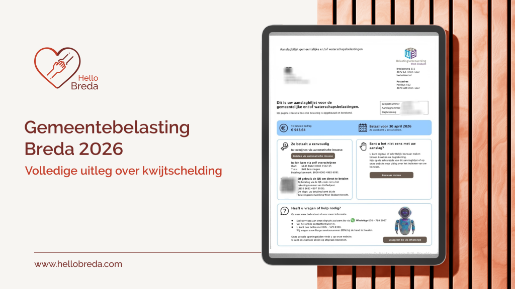 ضريبة البلدية في بريدا 2026 – الشروط الكاملة للإعفاء وحدود الدخل وكيفية التقديم